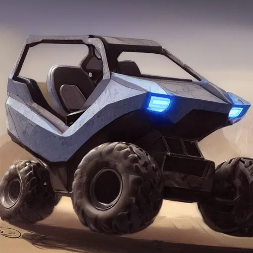 Image similar to concept art blueprint halo new atv vehicles