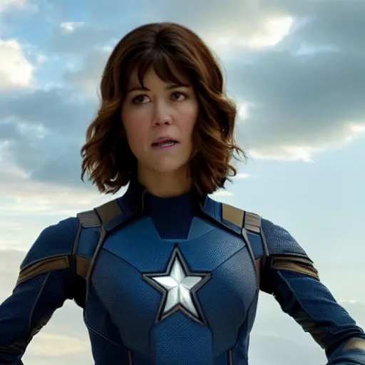 Prompt: film still of mary elizabeth winstead in avengers 4 ( 2 0 2 4 )