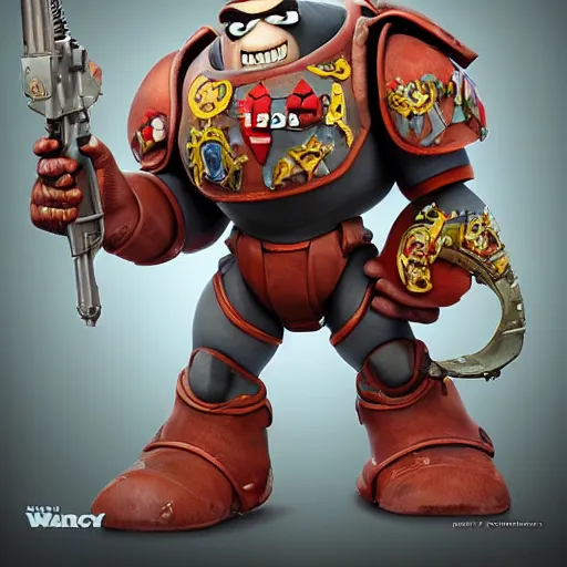 Prompt: pixar characters in warhammer 4 ok games workshop, fog, insane details, intricate, elite, ornate, elegant trend, highly detailed and intricate, sharp focus, photography, unreal engine, trending on artstation, photorealistic, octane, hyper detailed, trending on deviantart,