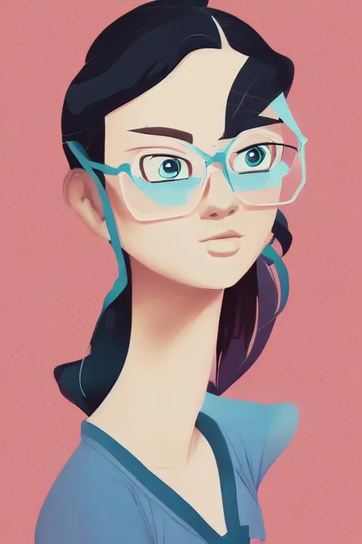 Prompt: teacher. clean cel shaded vector art. illustration art by lois van baarle and helen huang and artgerm