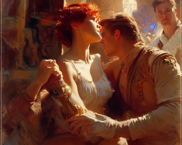 Image similar to the art of painting. highly detailed painting by gaston bussiere, craig mullins, j. c. leyendecker 8 k