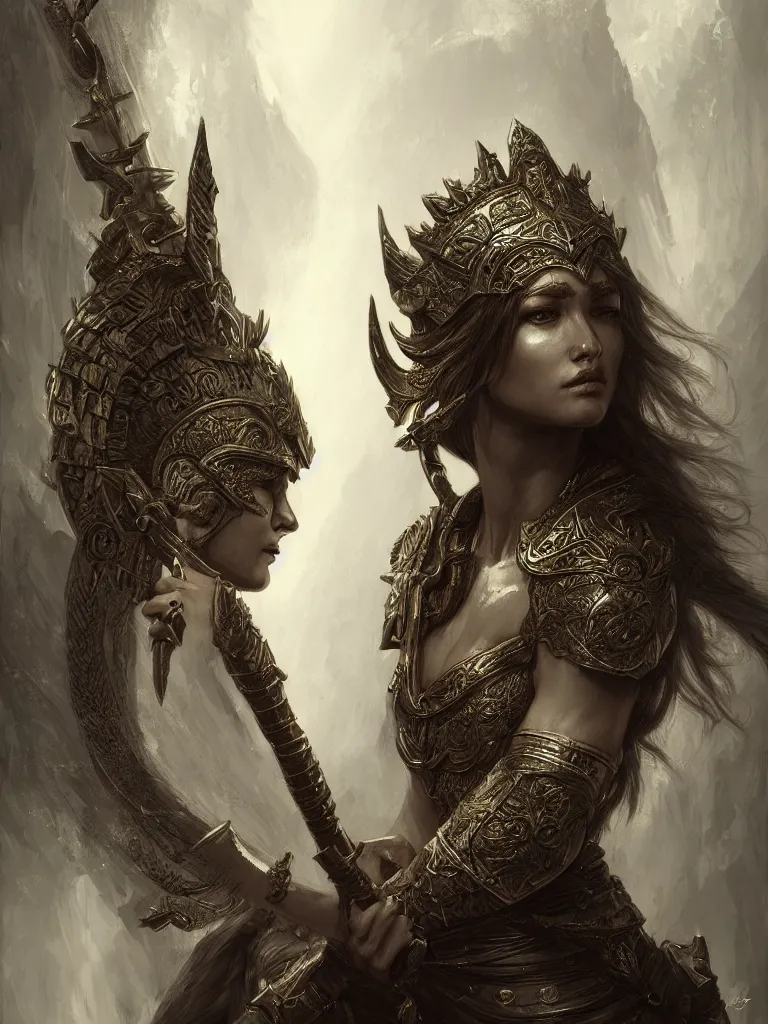 a beautiful warrior queen, fantasy, portrait, sharp | Stable Diffusion |  OpenArt