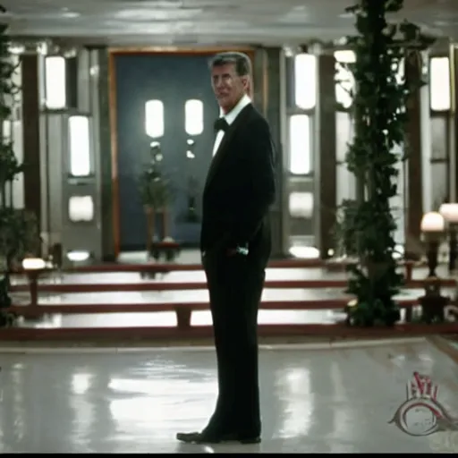 Prompt: a screenshot of pierce brosnan in casino royale, extremely realistic, shot on arri alexa prime lens