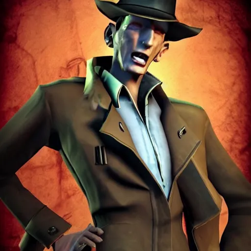 Image similar to nick valentine from fallout 4!!!!