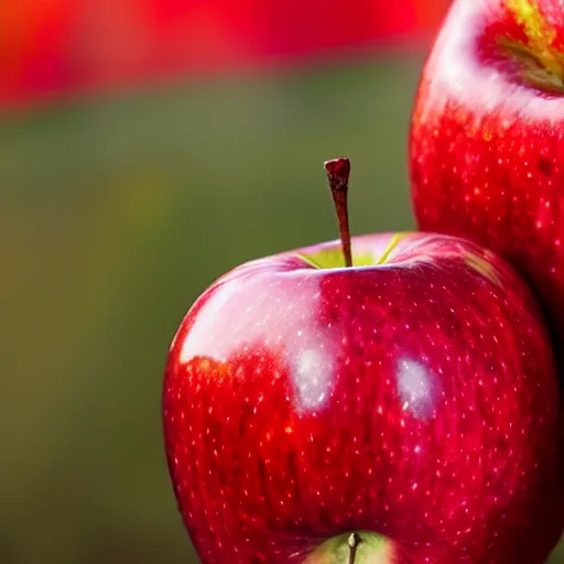 Prompt: Shiney Red Apple