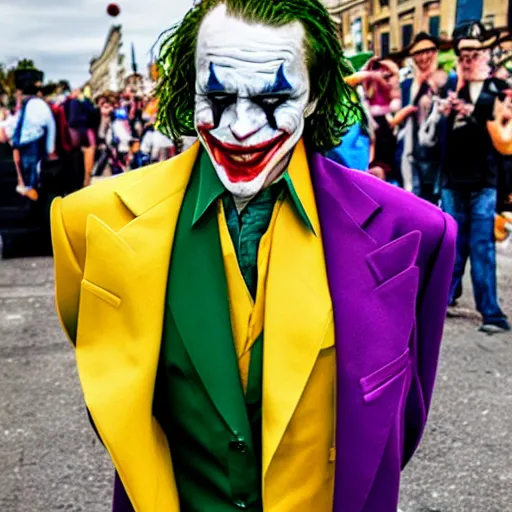 Image similar to the joker at pride