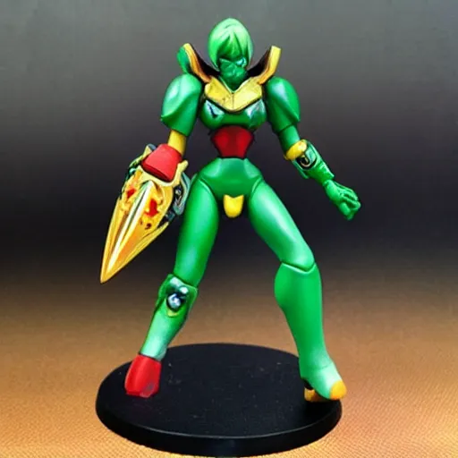 Prompt: samus as a warhammer 4 0 k figurine