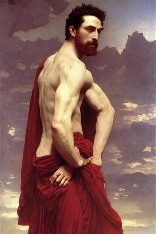 Prompt: Magneto by William Adolphe Bouguereau