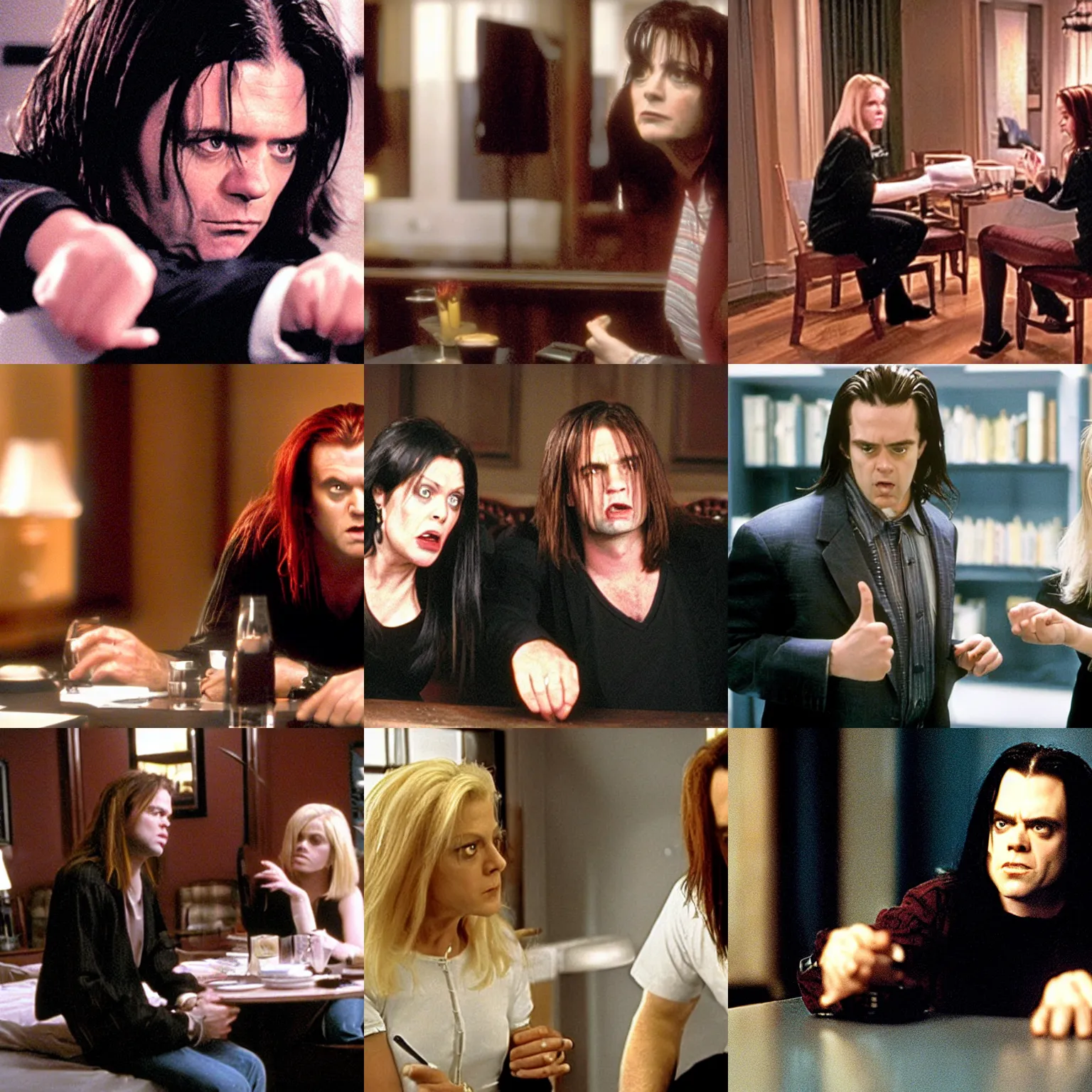 Prompt: a film still from the room ( 2 0 0 3 )