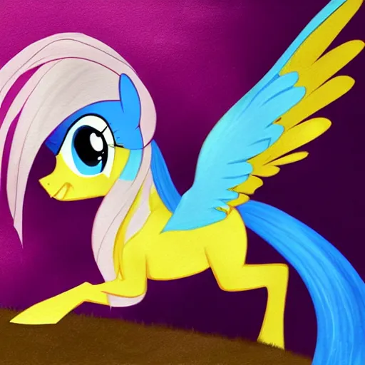 Image similar to Fluttershy, Pegasus, 🎨🖌️