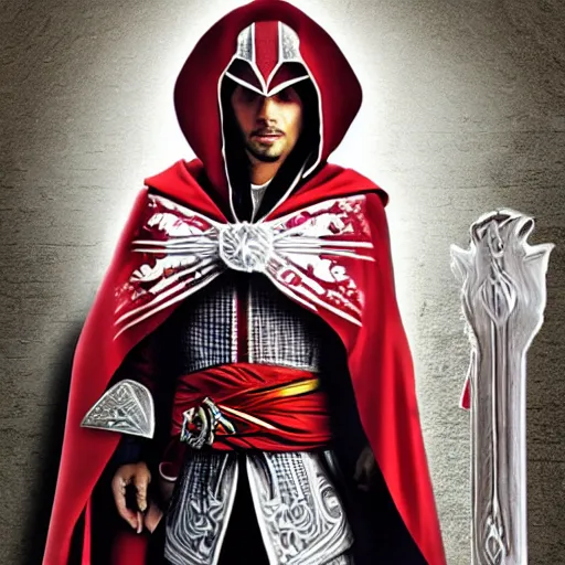 Image similar to messia as ezio auditore