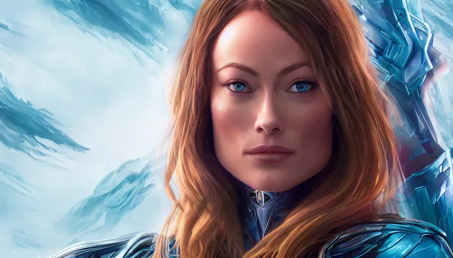 Prompt: Olivia Wilde is Mera, hyperdetailed, artstation, cgsociety, 8k