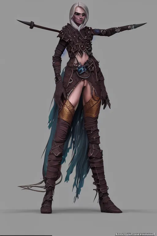 Image similar to a portrait of my next DND sorceress character , concept art, DND, trending on artstation 3D.