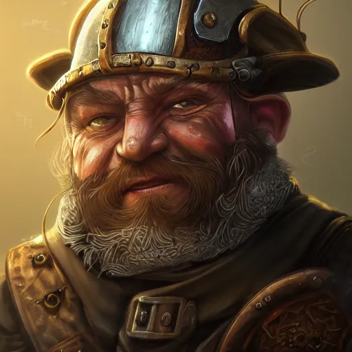 Image similar to a detailed portrait painting of the dwarf bardin goreksson vermintide 2 video game steampunk engineer, artstation, 8 k, fantasy