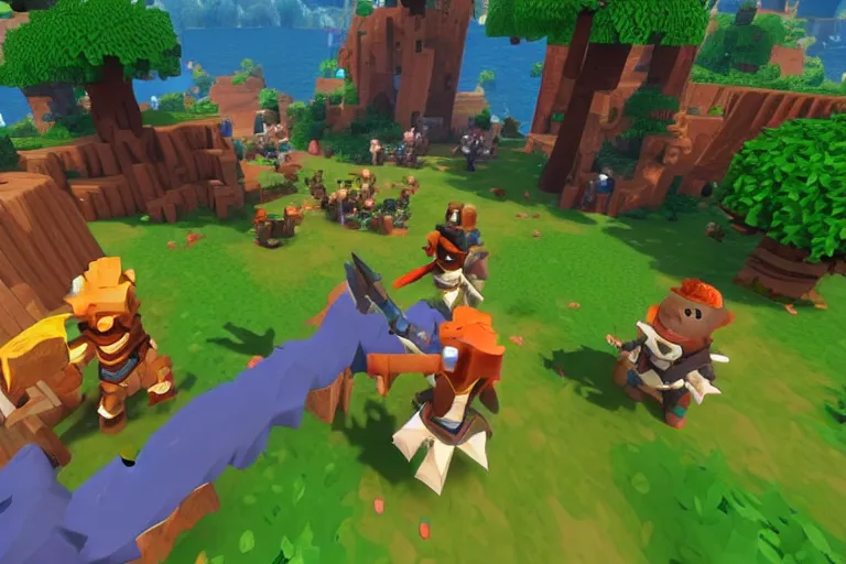 Image similar to Hytale Gameplay