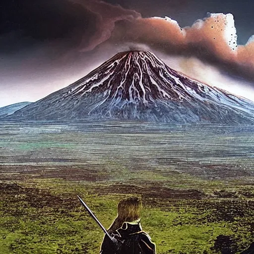 Image similar to mordor was a black, volcanic plain in the southeast of middle - earth to the east of gondor, ithilien, and the great river anduin. mordor was chosen by sauron as his realm because of the mountain ranges surrounding it on three sides, creating a natural fortress against his enemies