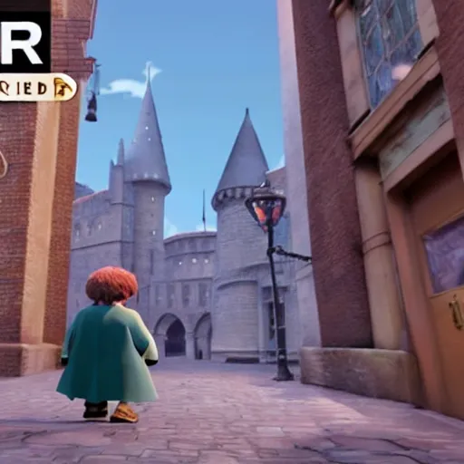 Image similar to harry potter and the sorcerer's stone, animated by pixar in 3 d hd