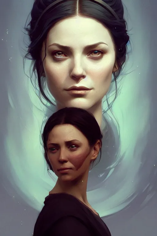 Image similar to beautiful portrait of a woman, negative no not mona lisa pose, gta v, stephen bliss, unreal engine, fantasy art by greg rutkowski, loish, rhads, ferdinand knab, makoto shinkai and lois van baarle, ilya kuvshinov, rossdraws, tom bagshaw, global illumination, radiant light, detailed and intricate environment