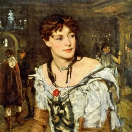 Image similar to germania by alfred stevens