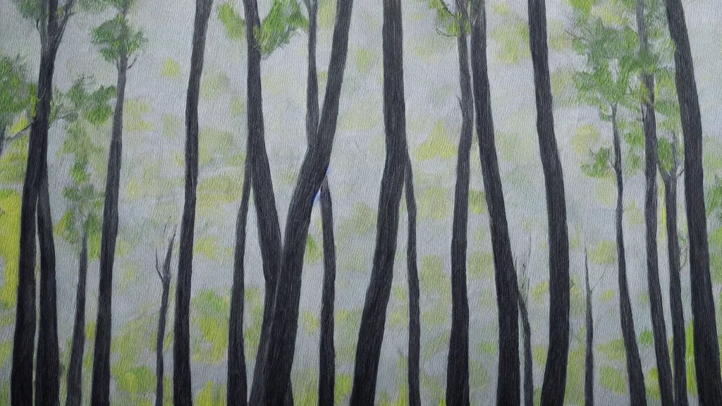 Image similar to trees in forest flat 2 d art atey ghalian