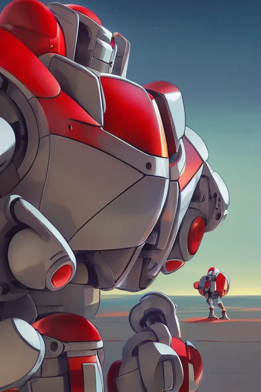 Image similar to metabots medabots medarotto medarot robot minimalist comics, behance hd by jesper ejsing, by rhads, makoto shinkai and lois van baarle, ilya kuvshinov, rossdraws global illumination ray tracing hdr radiating a glowing aura