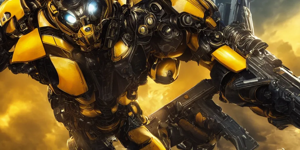 Prompt: Bumblebee cover art , realistic 4k octane beautifully detailed render, 4k post-processing, highly detailed, intricate complexity, epic composition, magical atmosphere, cinematic lighting, masterpiece, ultra hd