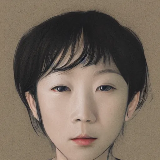 Prompt: portrait art by asahi nagata