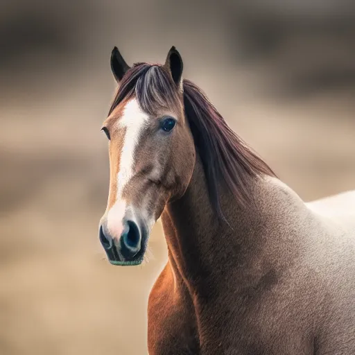 Image similar to A horse with a human body, EOS-1D, f/1.4, ISO 200, 1/160s, 8K, RAW, unedited, symmetrical balance, in-frame, Adobe Photoshop, Nvidia AI, Topaz AI