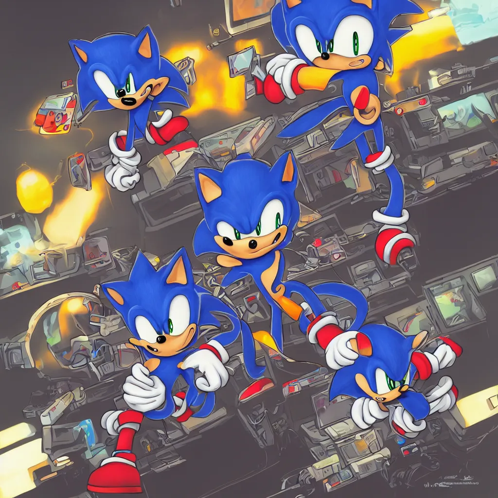 Classic Sonic Fanart - ArtStation