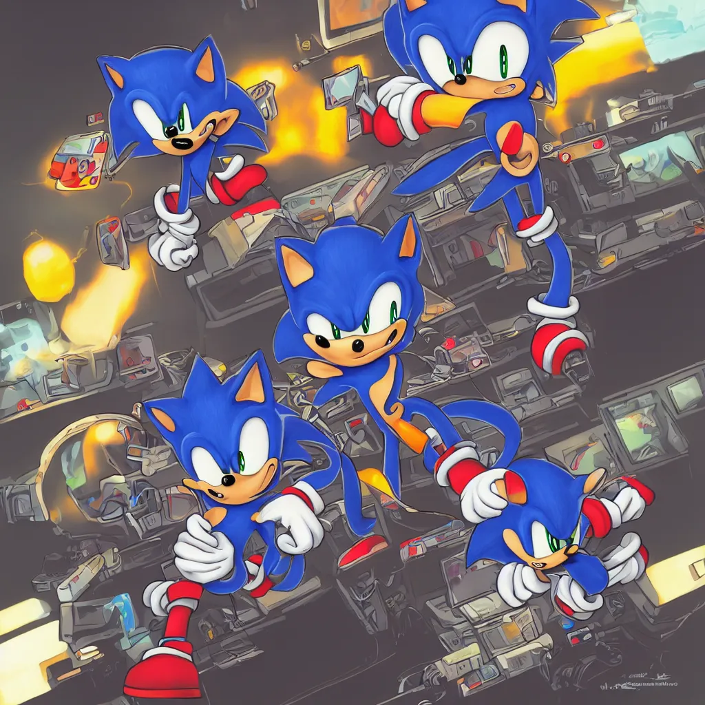 ArtStation - Sonic Comic - Original Character