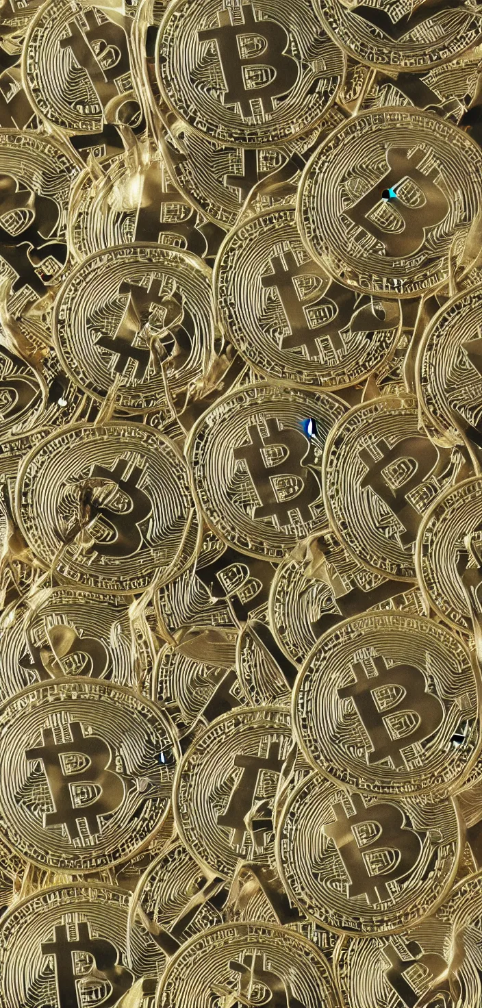 Prompt: Bitcoin iPhone wallpaper