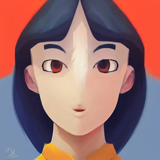 Image similar to face icon stylized minimalist nintendo 3 ds, loftis, cory behance hd by jesper ejsing, by rhads, makoto shinkai and lois van baarle, ilya kuvshinov, rossdraws global illumination