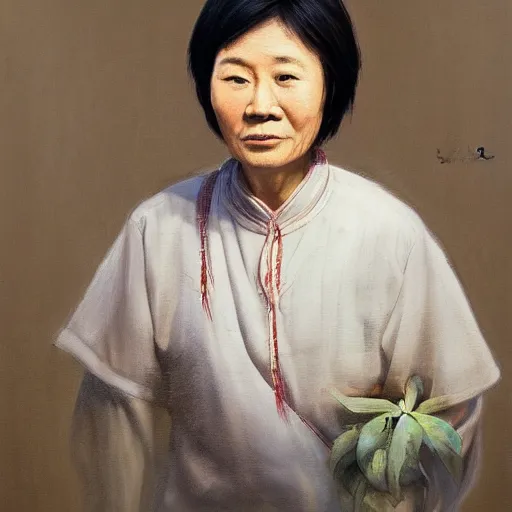 Prompt: portrait by guangjian huang, 2014