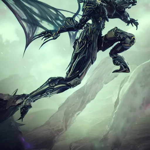 Image similar to high quality and pov of a beautiful and stunning giant valkyr female warframe, as an anthropomorphic dragon, doing an elegant pose over you, a giant warframe dragon paw looms over you, about to step on you, unaware of your existence, slick elegant design, sharp claws, detailed shot legs-up, highly detailed art, epic cinematic shot, realistic, professional digital art, high end digital art, furry art, DeviantArt, artstation, Furaffinity, 8k HD render, epic lighting, depth of field