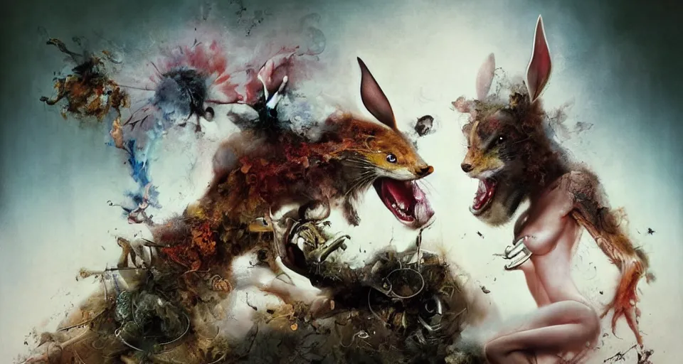 Image similar to the two complementary forces that make up all aspects and phenomena of life, by ryohei hase