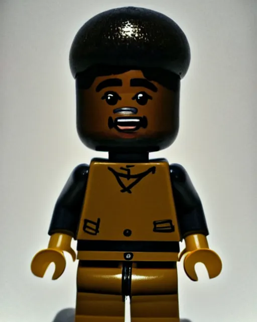 Prompt: Kanye West as a Lego figure