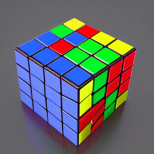 Image similar to a Rubik's cube made of precious jewels, 8k, unreal engine, colorful, bright, realistic, studio photo