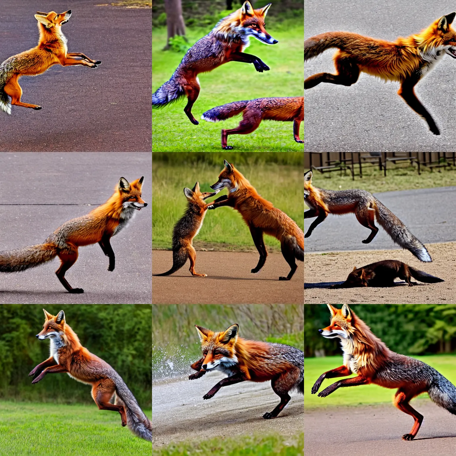 Prompt: A quick brown fox jumps over the lazy dog