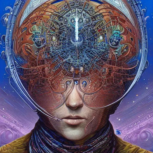 Prompt: art by john stephens, moebius, tristan eaton, andreas rocha, android jones, stephen gammell, rob gonsalves, benoit mandelbrot