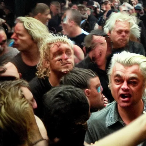 Prompt: geert wilders in the moshpit at a punk festival - n 4