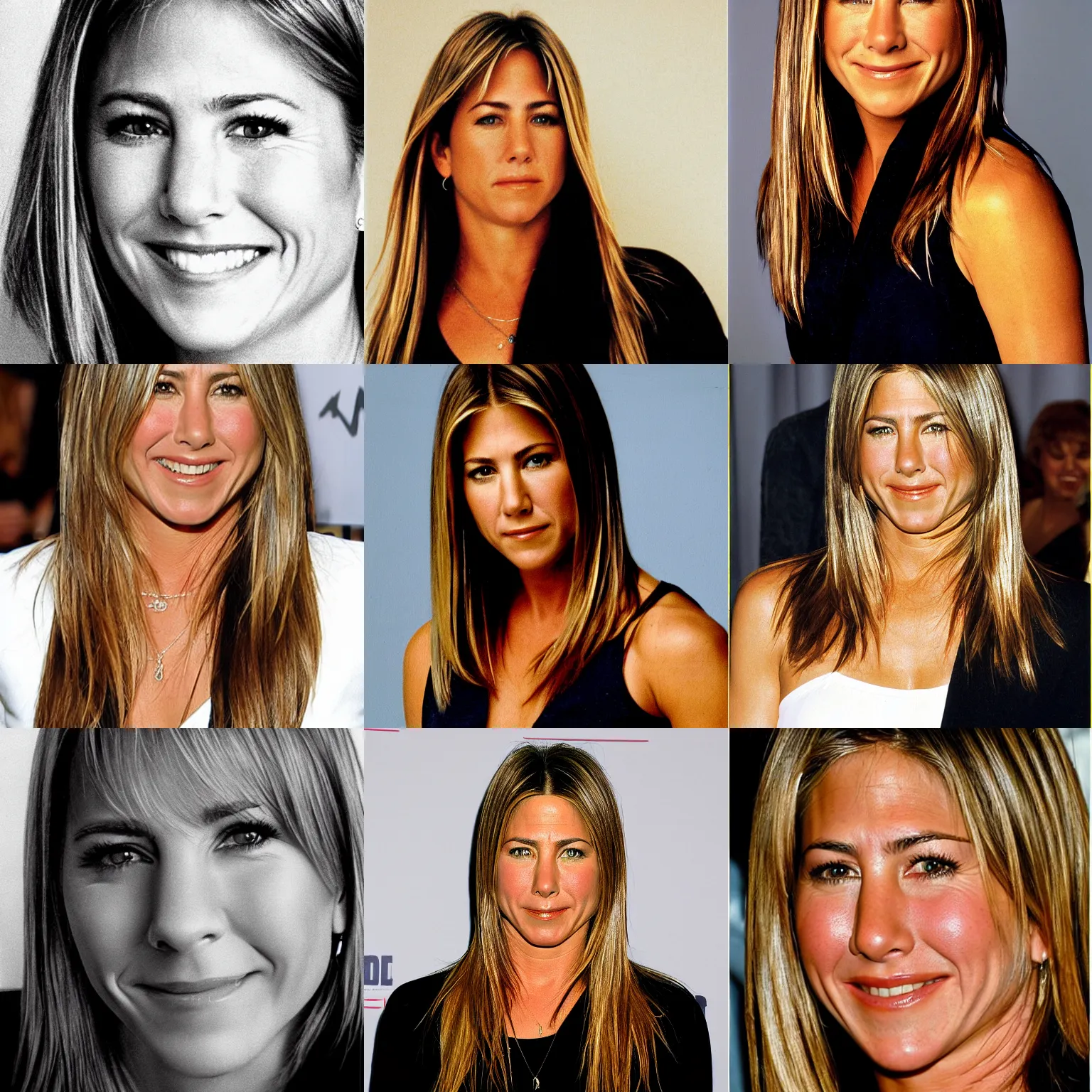 Prompt: Jennifer Anniston self portrait