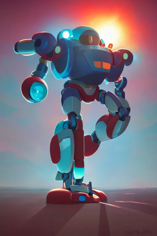 Image similar to metabots medabots medarotto medarot robot minimalist comics, behance hd by jesper ejsing, by rhads, makoto shinkai and lois van baarle, ilya kuvshinov, rossdraws global illumination ray tracing hdr radiating a glowing aura