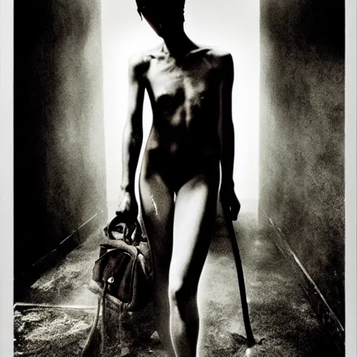 Prompt: silent hill, steven meisel photography