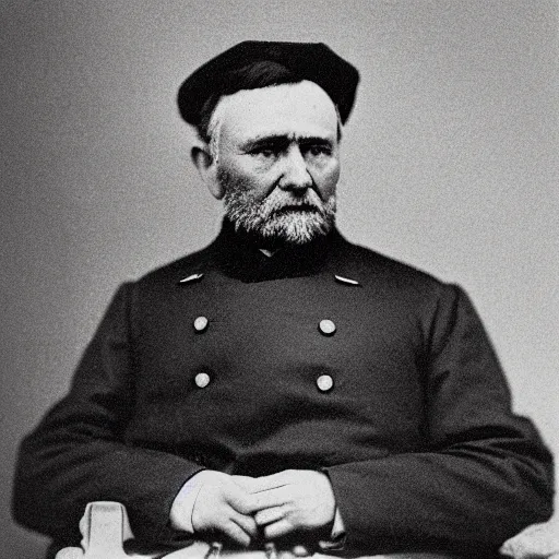 Image similar to “Ulysses Grant as the chairman or the Chinese Communist Party, year 2150, 50mm portrait”