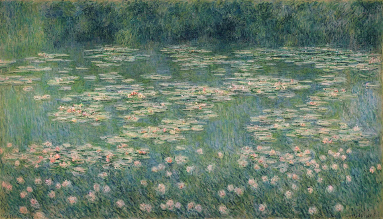 Prompt: lilies by monet