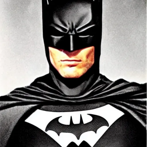 Prompt: young clint eastwood as batman