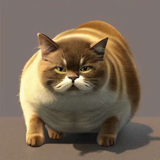 Image similar to very fat cat making sport, photorealistic, hd