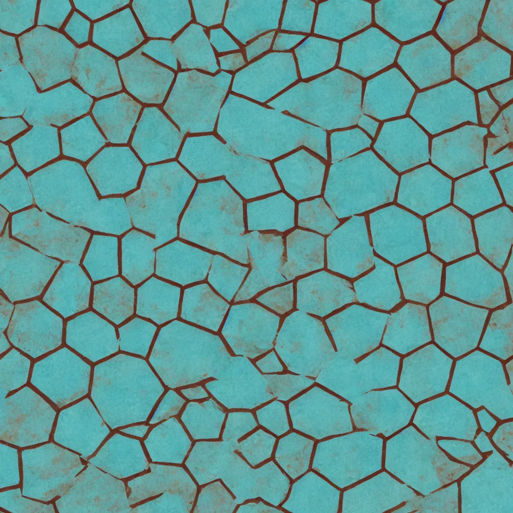 Image similar to turquoise hexagon sun