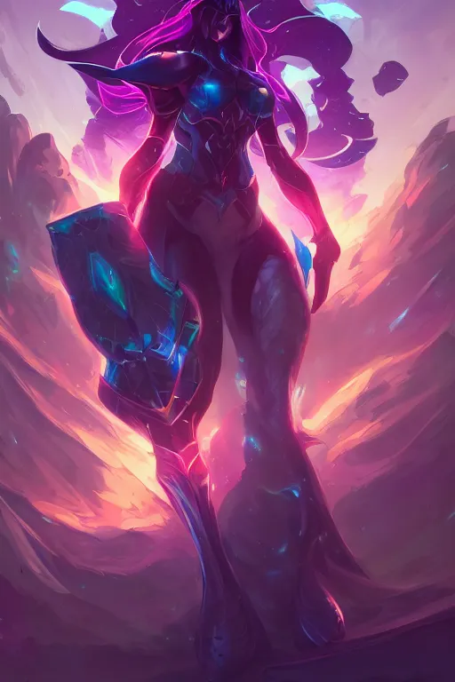 Prompt: galio league of legends wild rift hero champions arcane magic digital painting bioluminance alena aenami artworks in 4 k design by lois van baarle by sung choi by john kirby artgerm style pascal blanche and magali villeneuve mage fighter assassin