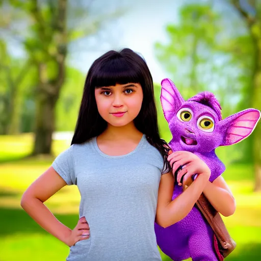 Image similar to Portrait of historically accurate, real teen dora the explorer, intricate, elegant, highly detailed, digital photograph, photorealistic, 8k, cinematic, smooth, sharp focus